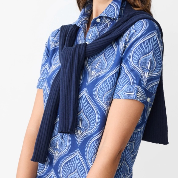 NWT J. McLaughlin Teresa Dress, Size L in Neo Tangier Geo - Picture 4 of 7